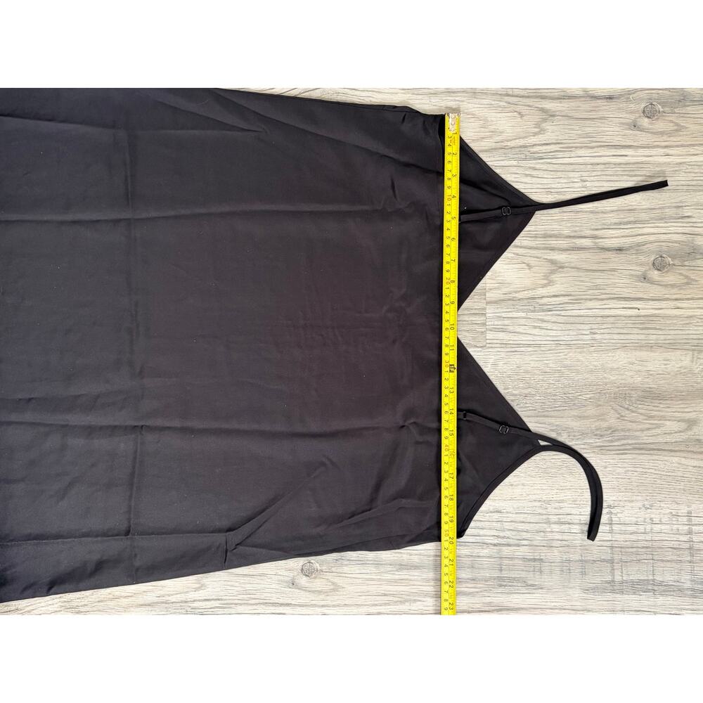 Madewell Black Layton Midi Strap Dress Sz 16 - Picture 8 of 12